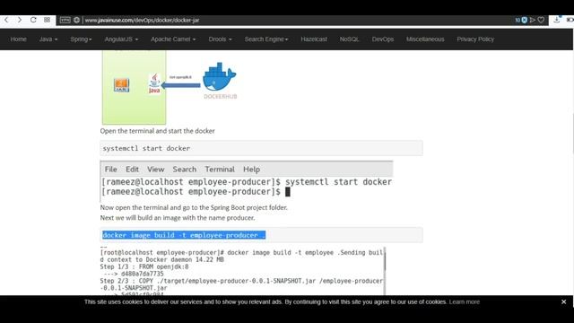 Deploying Spring Boot Microservice to Docker