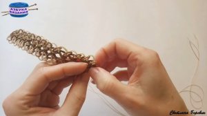 Браслет Карамель фриволите анкарс мастер класс. Bracelet tatting master class frivolite ankars