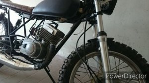 Кастом из мотоцикла Минск c форсированным двигателем 3.227