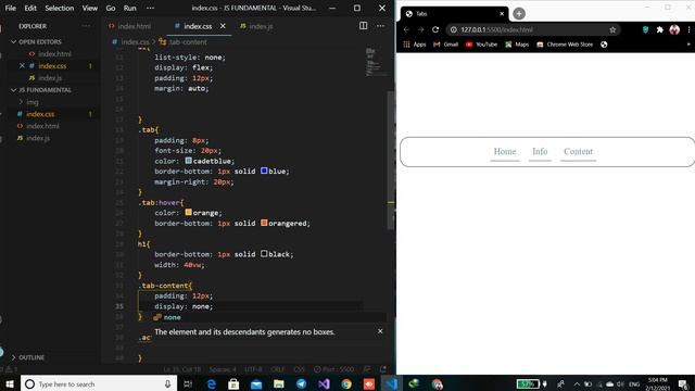 javascript projects to build for beginners (tab)