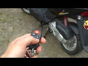 Сигнализация для мотоцикла скутера с mp3