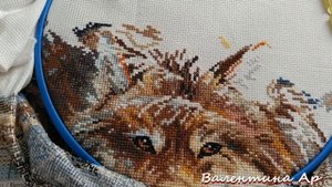 22№2 Овен Идиллия 1043 От начала до готовой работы Вышивка крестом