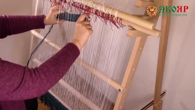 Ручной ткацкий станок "Оптима-Гобелен" (для ткачества гобеленов, ковров) смотреть онлайн