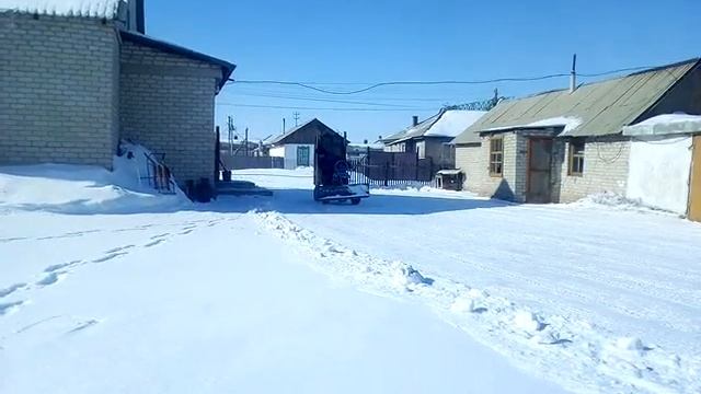 Снегоотвал для квадрацикла. смотреть онлайн