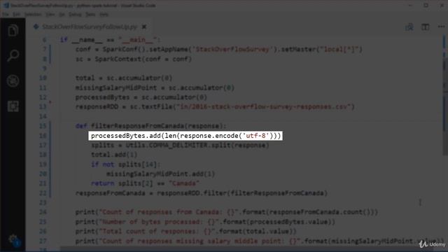 30. Pyspark: Example - Solution to StackOverflow Survey Follow up Problem смотреть онлайн