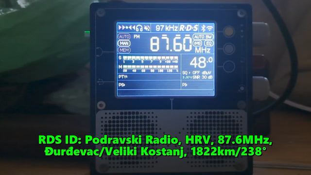 23.06.2024 18:10UTC, [Es], Podravski Radio, Хорватия, 87.6МГц, 1822км