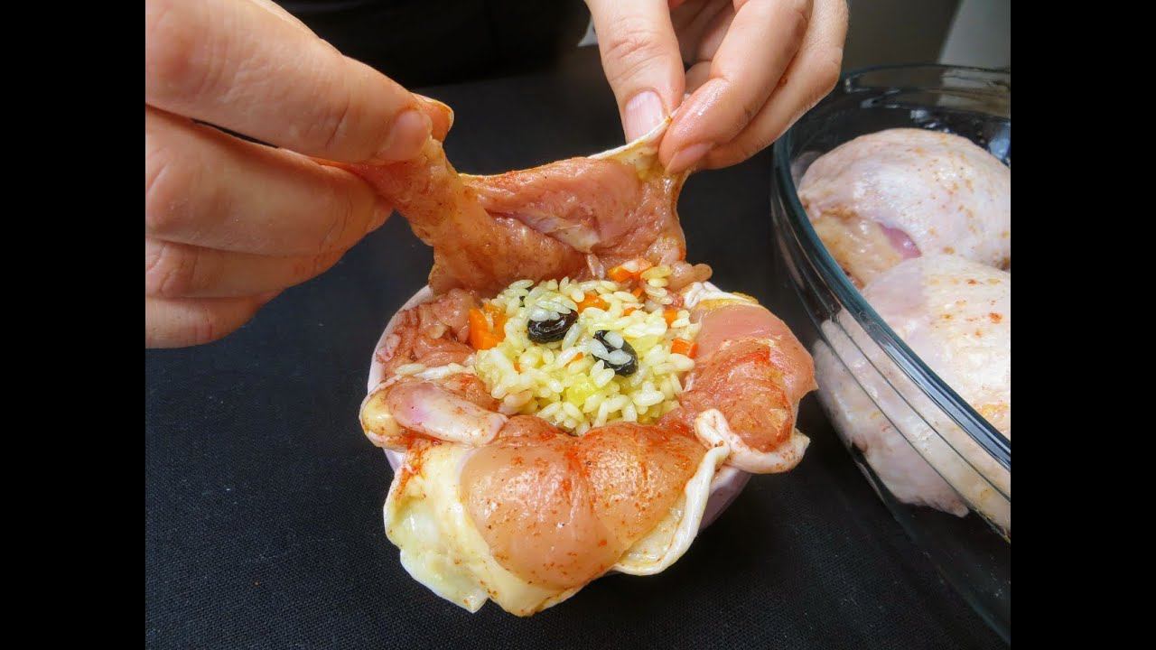 Заверните плов в куриное мясо и получите сочное, ароматное и очень вкусно праздничное горячее