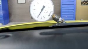 Замер давления в топливной системе.