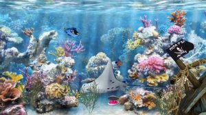 Футаж "Морское дно" 3D анимация