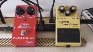 Boss SD1 VS Fender Yngwie malmsteen OD