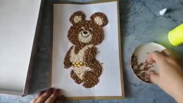 Мастер-класс "Олимпийский Мишка. Фантазии из крупы" смотреть онлайн