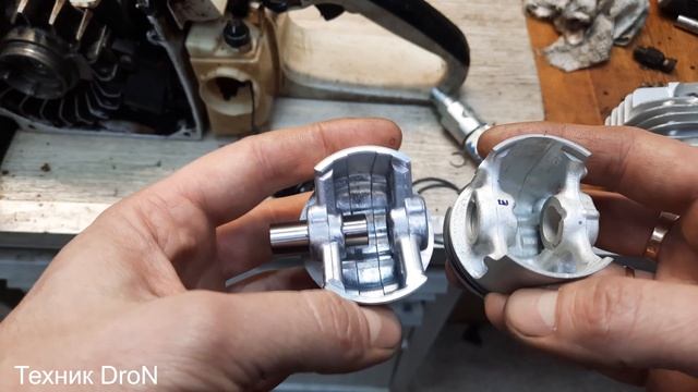 Стоит ли ставить Китайские запчасти на бензопилы?Замена поршневой на бензопиле. смотреть онлайн