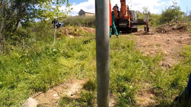 закручивание винтовой сваи геошуруп смотреть онлайн