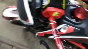 Новый руль на питбайк