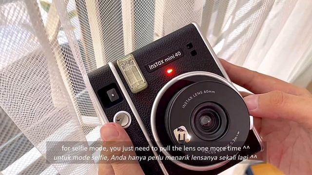 Unboxing instax mini 40, aesthetic camera смотреть онлайн