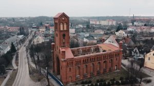 Аэросъëмка | Кирха Даркемена в Озёрске