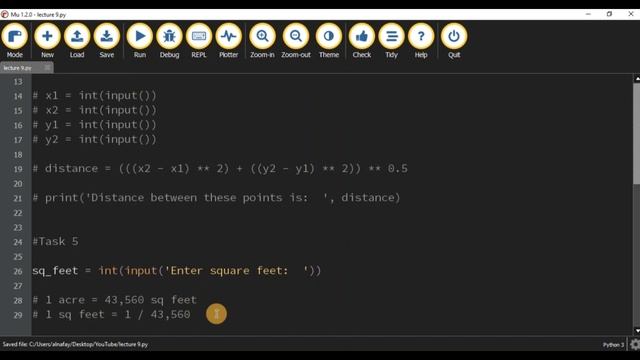 Lecture#9 | Exercise#1 with solution | Python programming course from beginning level to pro level