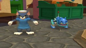 Tom and Jerry in War of the Whiskers Tom And Robot Cat Vs Spike And Robot Cat (Master Difficulty)