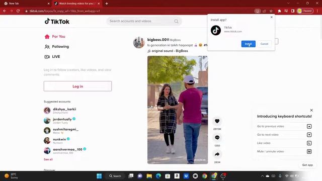 How To Download TIKTOK Application on PC / Laptop (2022/UPDATE) смотреть онлайн
