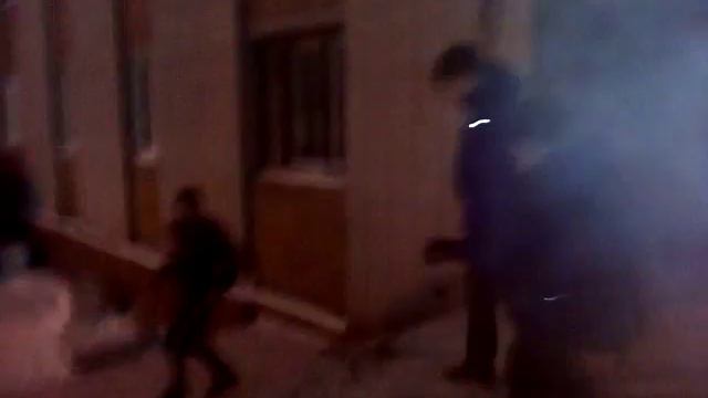 Бло зимой на скейте