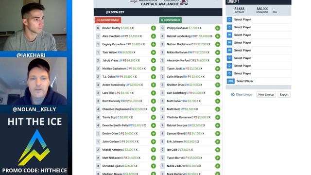 DraftKings & FanDuel NHL DFS Strategy | Hit The Ice | Friday 11/16 | Awesemo.com