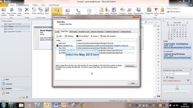 Mapping to Outlook Data Files PST folders смотреть онлайн