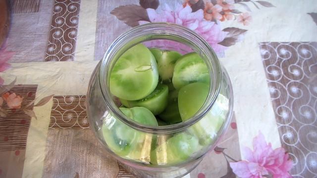 Замечательная закуска из зеленых помидоров смотреть онлайн