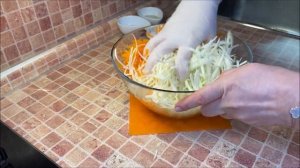 Как приготовить вкусный и хрустящий Салат из Капусты с уксусом, как в Советской столовой по ГОСТу