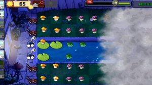 Plants vs. Zombies прохождение 1-5 Уровни Ночной бассейн