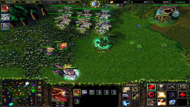 Warcraft 3 || Night Elves, Humans and Orcs destroyed the Burning Legion