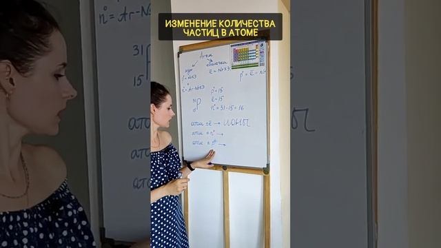 Изменение числа частиц в атоме #химия #химияпросто #химияскатей #химияегэ #егэхимия #огэхимия