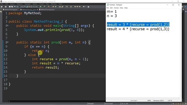 Java Tutorial #31 | TRACING RECURSIVE METHODS IN JAVA | RECURSION | Tagalog | English |Filipino|202