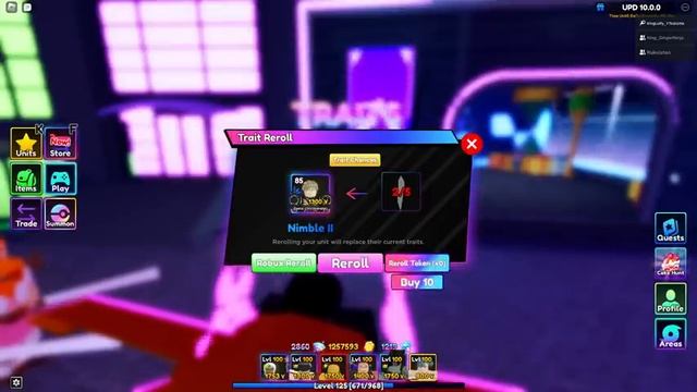 [NEW CODE] USING 100X TRAIT REROLLS ON THIS NEW META BURN UNIT ANIME ADVENTURES TD ROBLOX смотреть онлайн