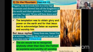 Part 2- Jesus' Temptation & Baptism! The study of Life of Jesus! Preacher: Maheswari  B.E., M.Div.