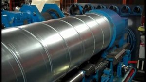 Спиральношовная труба для вентиляции