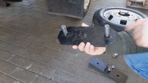 кронштейн запаски газель