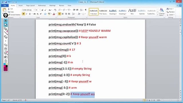 Python Class 12 | How Python String Functions  Works  | @Harmeet Sir Classes 