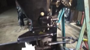 Как запустить большой мотор без бочки с водой.