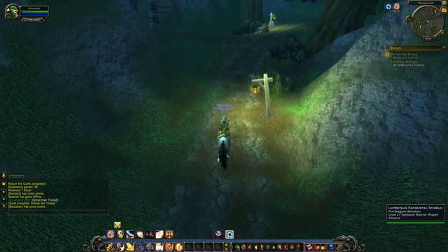 Quest 129: Deliver the Thread (WoW, human, paladin) смотреть онлайн