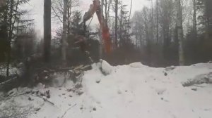Харвестер Дуссан с головкой SPmaskiner 761 без системы управления. Нижний Тагил.