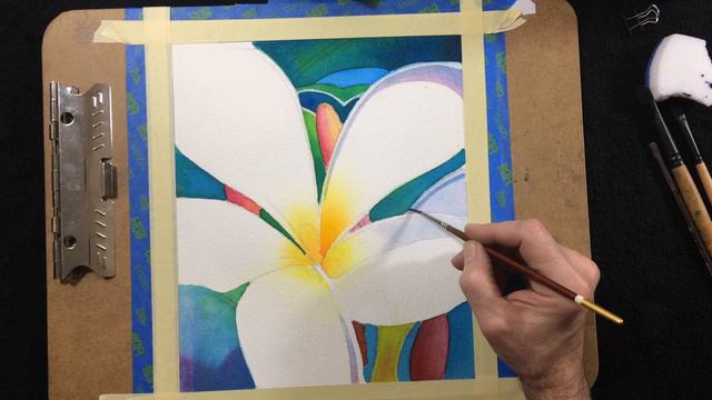 Watercolor - Plumeria 08 смотреть онлайн