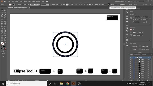 Copy Circles In Adobe Illustrator 2020 | Dublicate Circles | T&T Quick Tutorials смотреть онлайн
