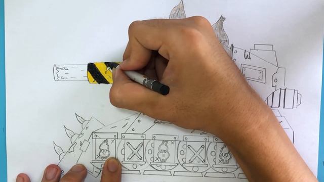 Демонический Рам - Как Нарисовать Танк HomeAnimations смотреть онлайн