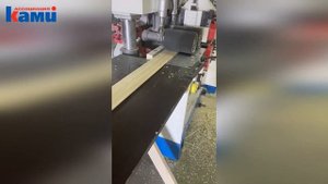 Демонстрация производства вагонки из осины с помощью четырехстороннего станка QUADRO 521 SAW