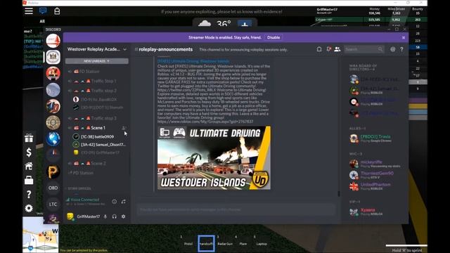 WRA Shift! | Roblox Ultimate Driving RP смотреть онлайн
