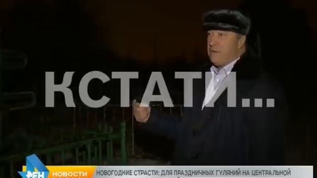 Для праздничных гуляний в Спасском районе установили елку с кладбища смотреть онлайн