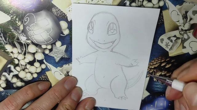 Как нарисовать ПОКЕМОНА ? Чармандер ? Простые рисунки смотреть онлайн