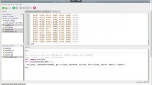 MicroPython/ESP32-C3 + 1.8" 128x160 TFT ST7735 SPI, using boochow/MicroPython-ST7735 library.