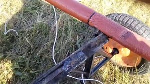 Обзор. Тележки - прицепа для лодки ПВХ ,под  мопед или мотоцикл # Своими руками.