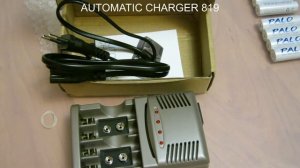 VS-7. Зарядное устройство C819. Часть 1. Знакомство. Измеряем токи заряда. Palo AA Ni MH 3000 mAh
